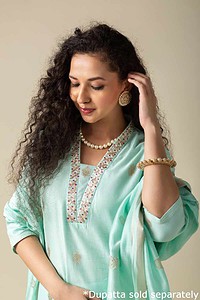 Image for Kusvaa Wkr009 Shivani Chanderi Kurta Featured Latest