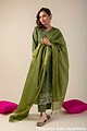 Image for Kusvaa Cood010 Samiya Chanderi Kurta Pant Set Front Latest