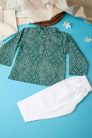 Image for Kusvaa Byw025 Krishan Cotton Boys Kurta Pant Set Featured