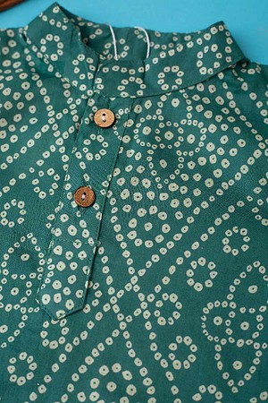 Image for Kusvaa Byw025 Krishan Cotton Boys Kurta Pant Set Side