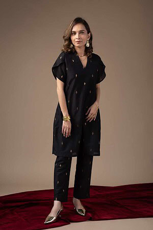 Image for Kusvaa Cood037 Utkarsha Cotton Silk Co Ord Set Front