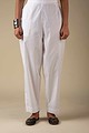Image for Kusvaa Pnt006 Esha Cotton Poplin Pant White Featured