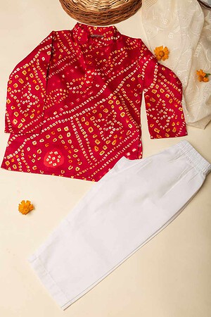 Image for Kusvaa Byw028 Aanshu Muslin Boys Kurta Pant Set Featured
