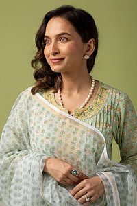 Image for Kusvaa Kds010 Reedhima Cotton Kurta With Dupatta Set Featured