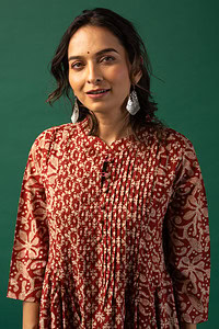 Image for Kusvaa Wkr155 Deeksha Handblock Cotton Kurta Featured