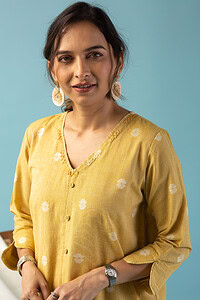 Image for Kusvaa Cood096 Amani Handloom Cotton Kurta Pant Set Featured