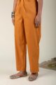 Image for Kusvaa Pnt011 Cotton Popline Pant With Pocket Mustard Side