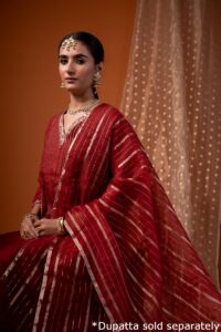 Image for Kusvaa Cood111 Aadvi Chanderi Kurta Pant Set Featured