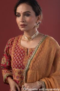 Image for Kusvaa Wkr215 Ahani Cotton Handblock Print Kurta Featured